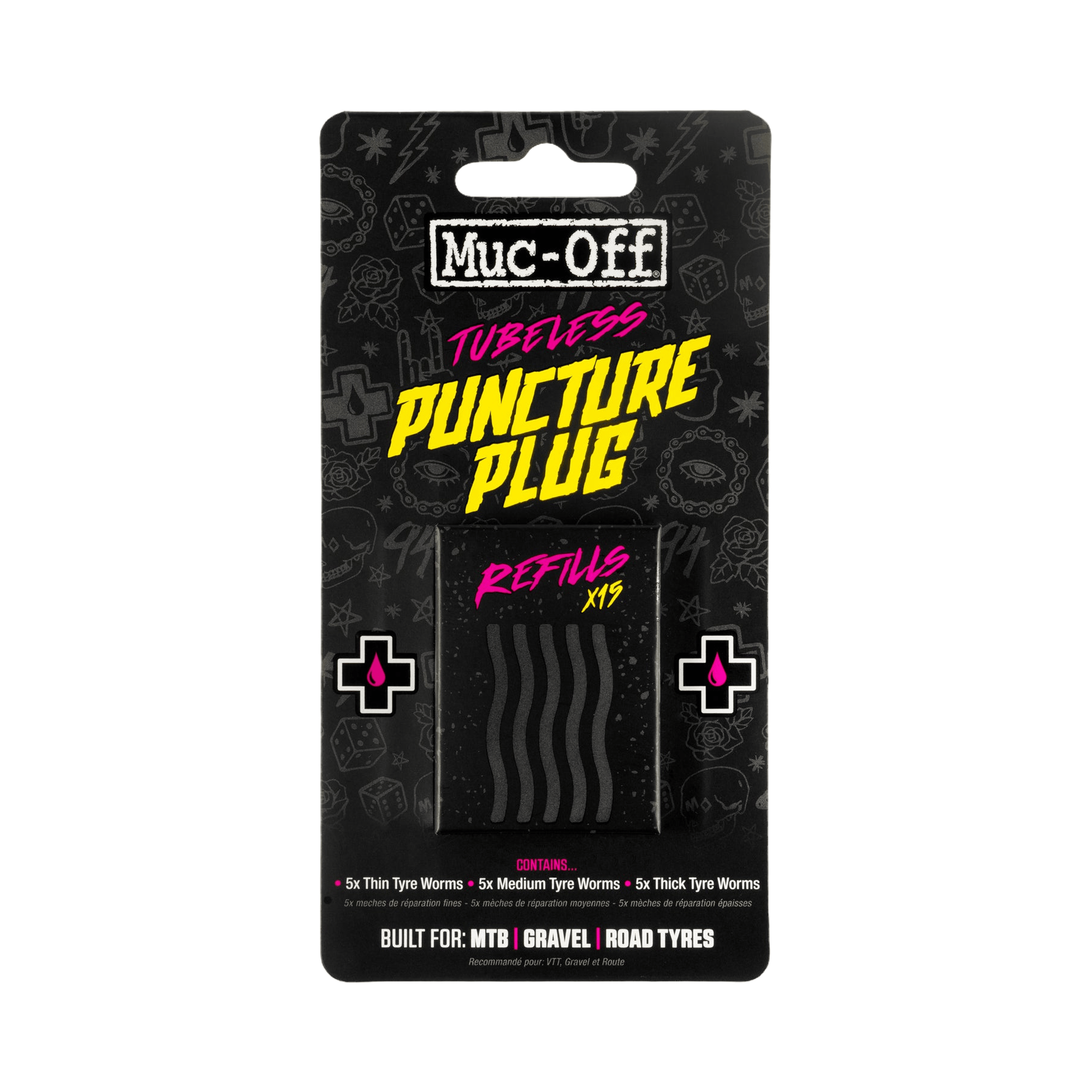 Muc-Off Puncture Plug Refills Accessories - Tools - Tubeless Tire Tools