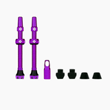 Muc-Off V2 Tubeless Valve Presta Pair Purple / 60mm Parts - Valves