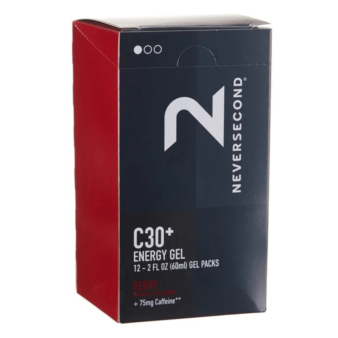 Neversecond C30+ Energy Gel Box of 12 Berry w/ Caffeine Other - Nutrition - Gels & Shots