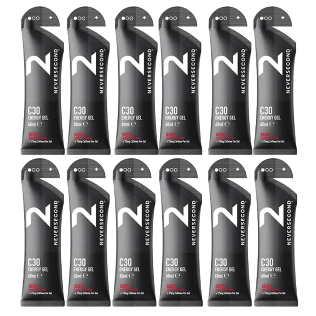 Neversecond C30+ Energy Gel Box of 12 Other - Nutrition - Gels & Shots