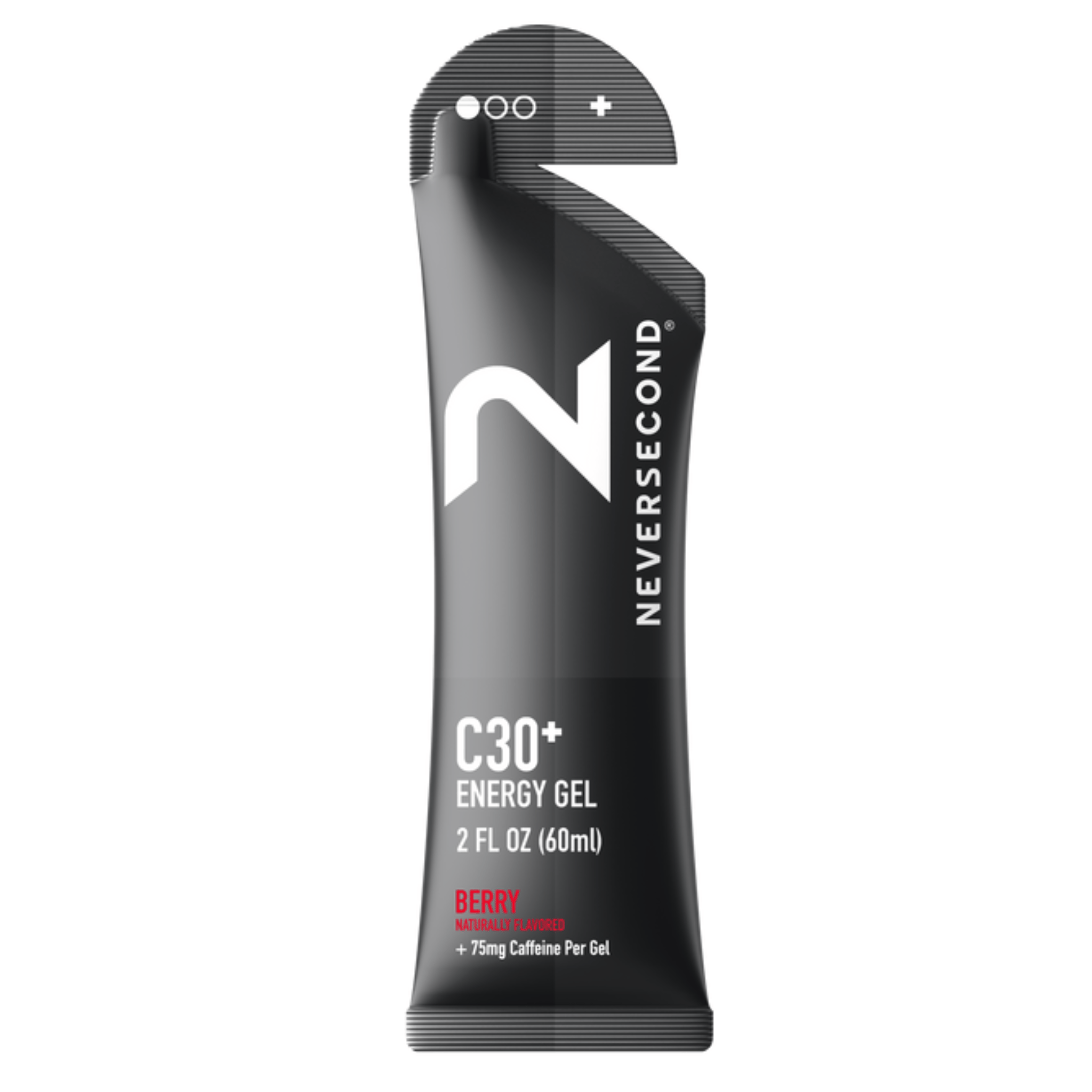Neversecond C30+ Energy Gel Single Berry w/ Caffeine Other - Nutrition - Gels