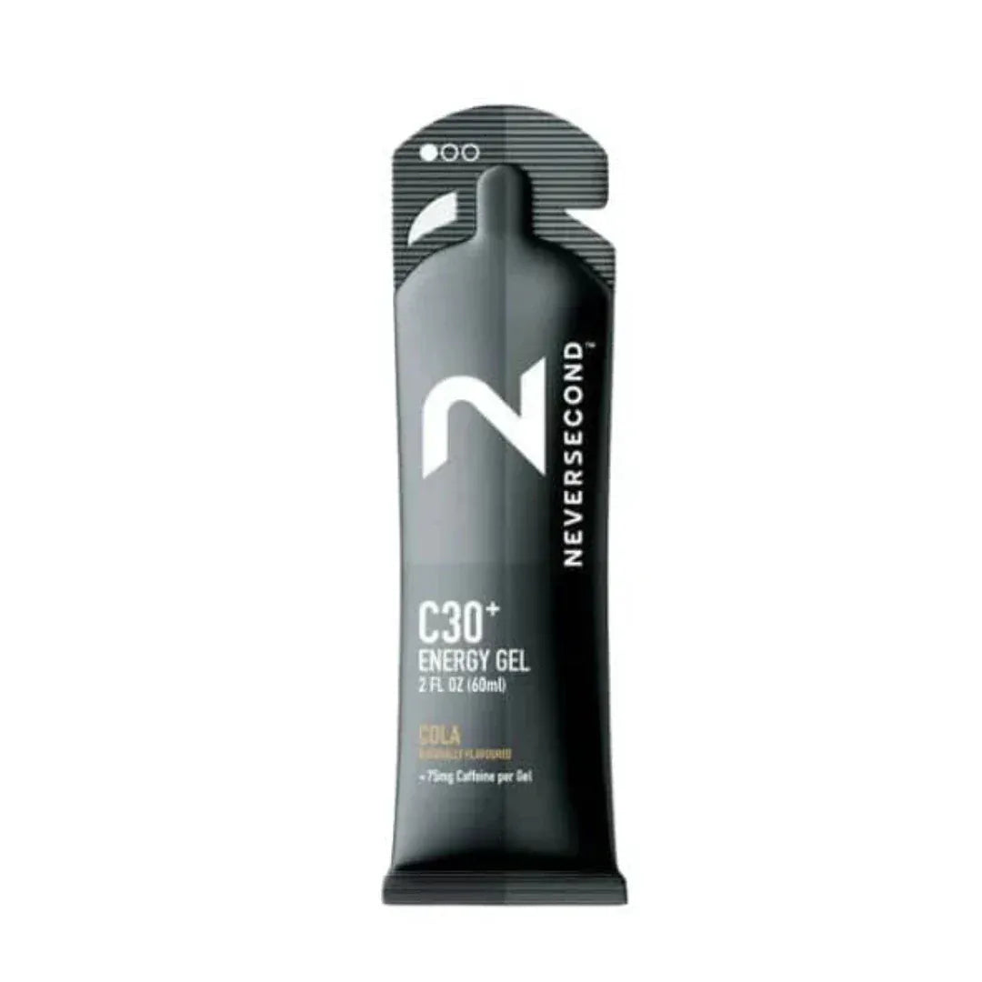 Neversecond C30+ Energy Gel Single Cola w/ Caffeine Other - Nutrition - Gels & Shots