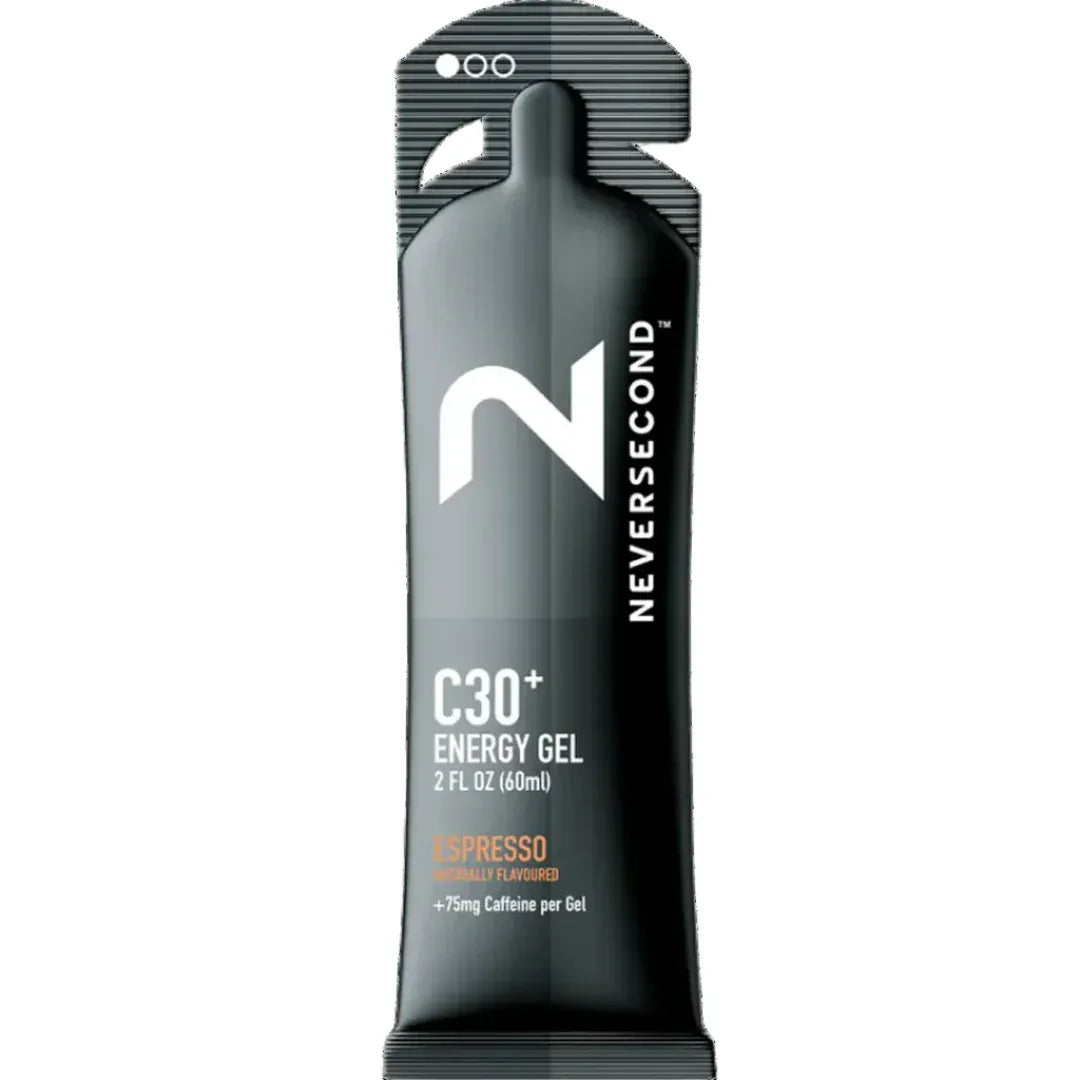Neversecond C30+ Energy Gel Single Espresso w/ Caffeine Other - Nutrition - Gels & Shots
