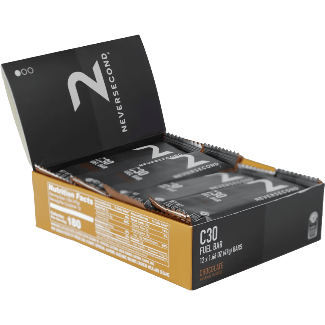 Neversecond C30 Fuel Bar 12 Pack Box Chocolate Other - Nutrition - Bars