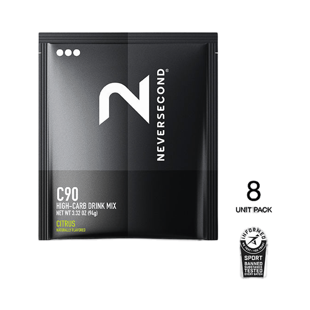 Neversecond C90 High-Carb Drink Mix 8 Pack Citrus Other - Nutrition - Drink Mixes