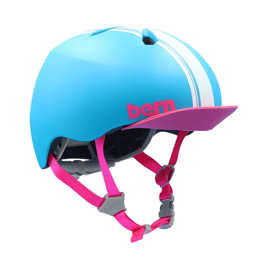 Nina DVRT SM, 51.5 - 54.5cm, Matte Glacier Racing Stripe Youth Helmets