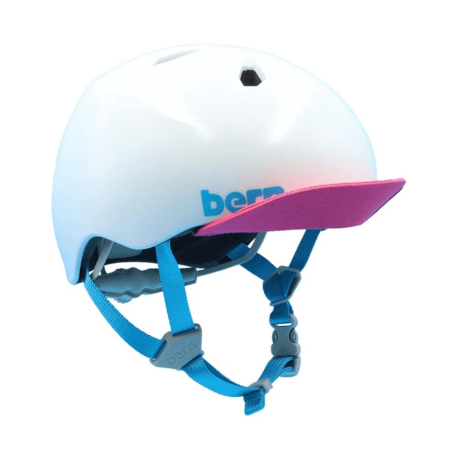 Nina DVRT SM, 51.5 - 54.5cm, Satin White Youth Helmets