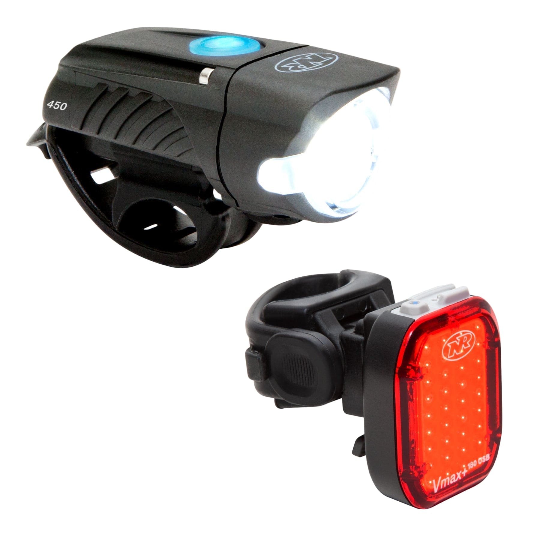 NiteRider Swift 450 Front and VMax+ 180 Rear Light Accessories - Lights - Front