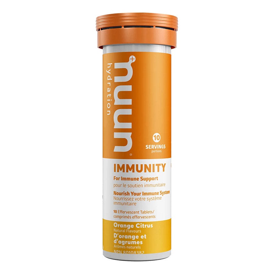 Nuun Immunity Orange Citrus, Box of 8, 10 servings, 12pcs Drink Mixes