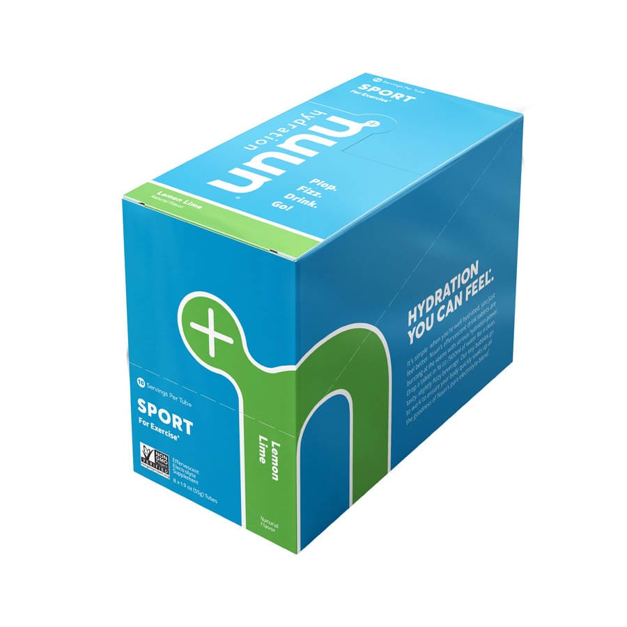 Nuun Sport Nuun, Sport, Drink Mix, Lemon Lime, Box of 8, 10 servings Drink Mixes