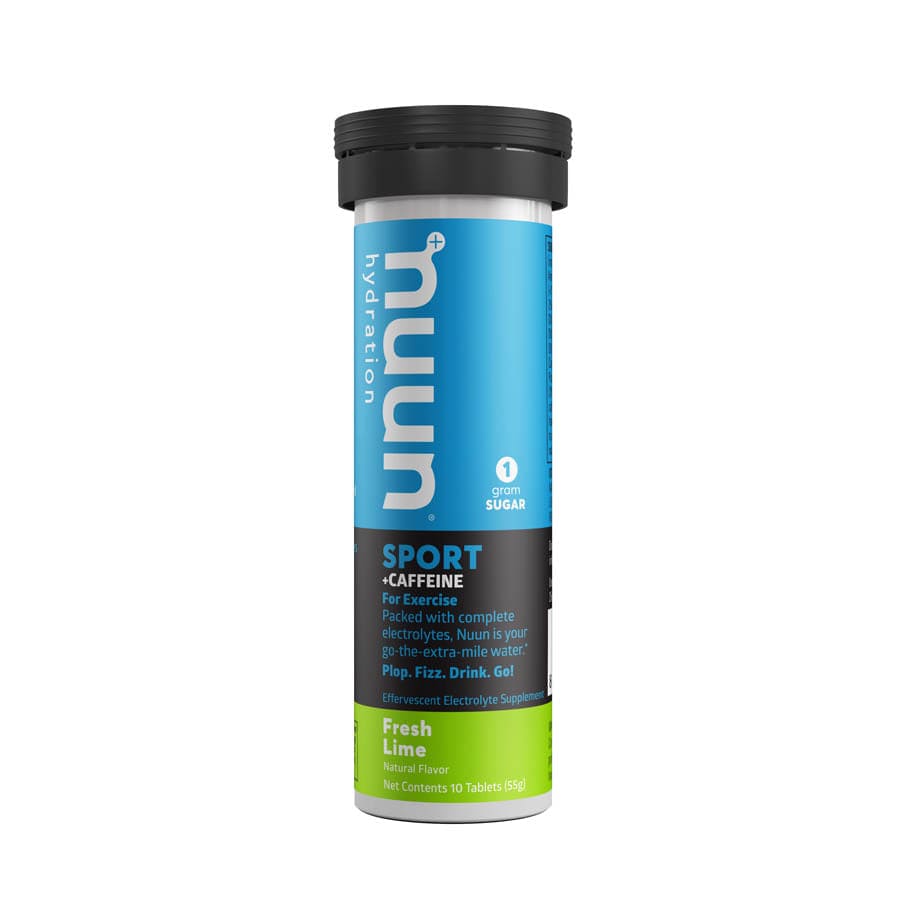 Nuun Sport with Caffeine Fresh Lime, Box of 8, 10 servings Drink Mixes