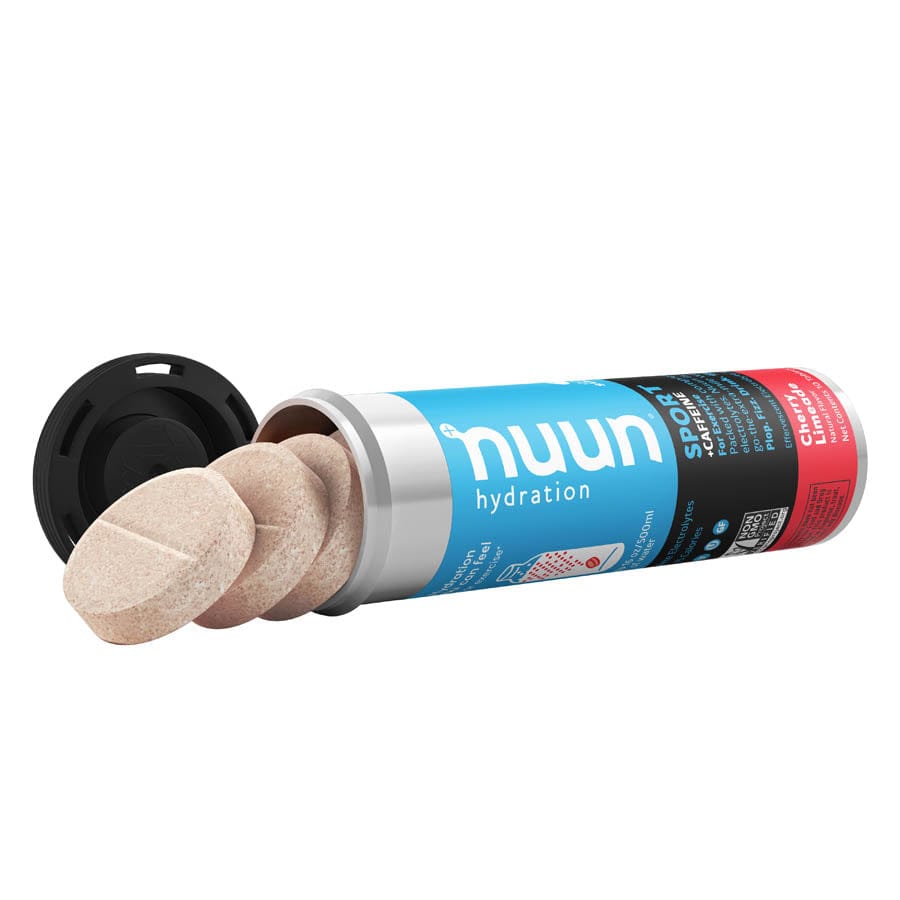 Nuun Sport with Caffeine Nuun, Sport with Caffeine, Drink Mix, Cherry Limeade, Box of 8, 10 servings Drink Mixes
