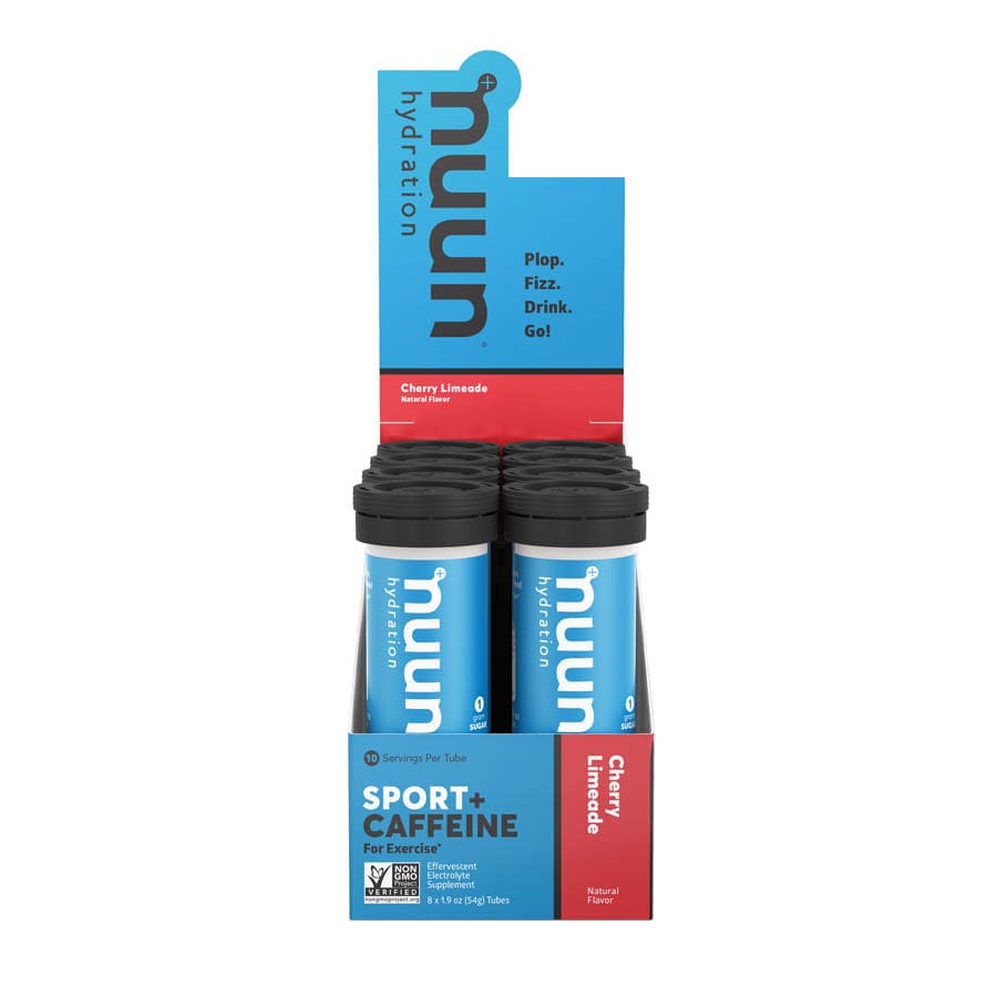 Nuun Sport with Caffeine Nuun, Sport with Caffeine, Drink Mix, Cherry Limeade, Box of 8, 10 servings Drink Mixes