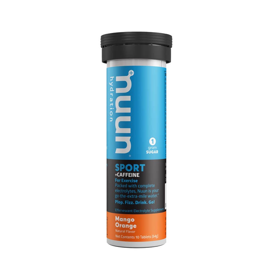 Nuun Sport with Caffeine Orange/Mango, Box of 8, 10 servings Drink Mixes