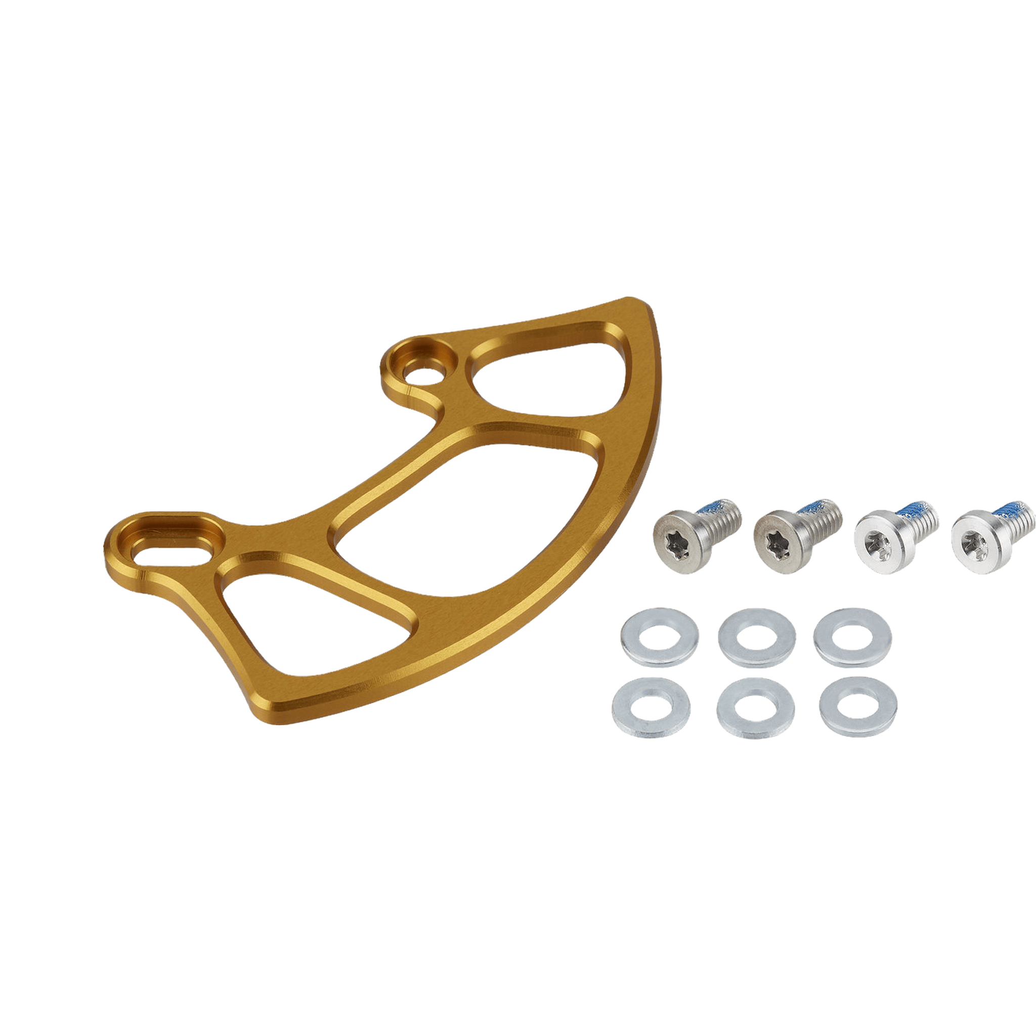 Oak Components Grown Bashguard, 30 - 34t, ISCG 05, Kash Gold Parts - Chain Guides