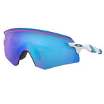 Oakley Encoder Polished White Prizm Saphire Iridium Apparel - Apparel Accessories - Sunglasses