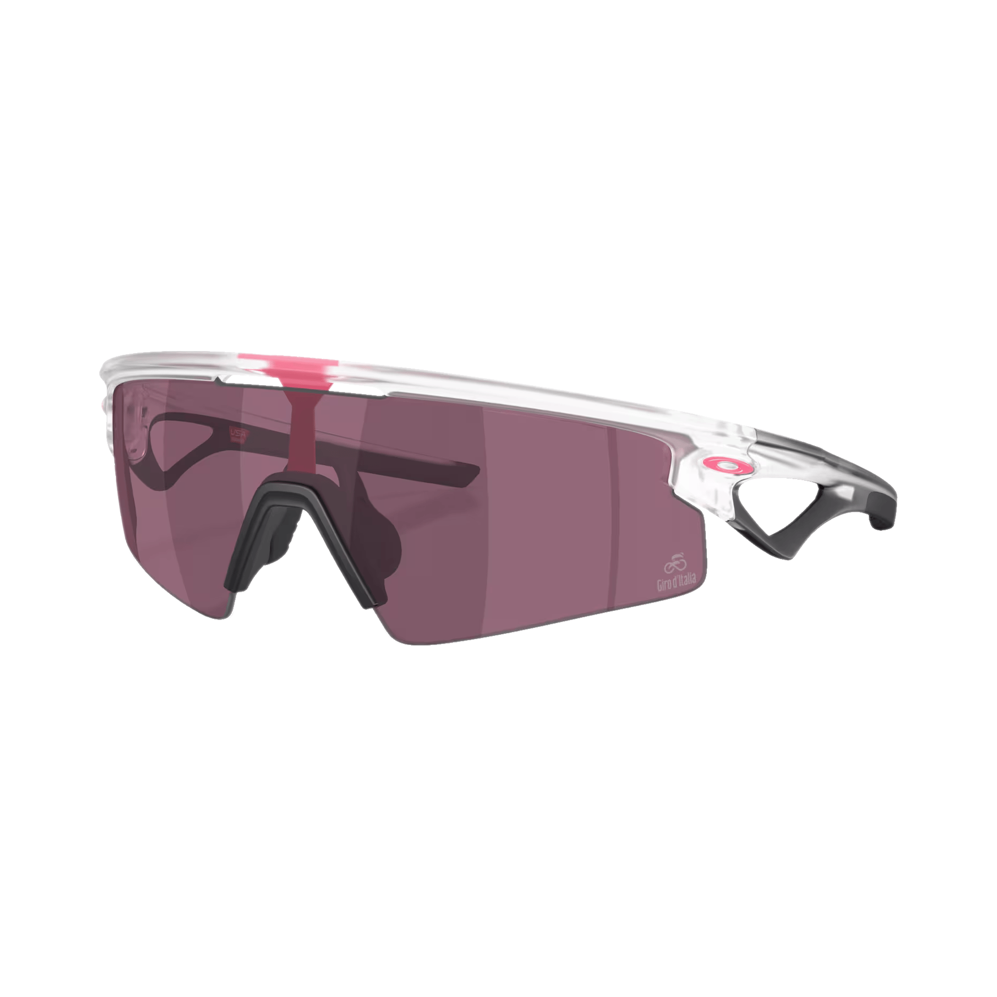 Oakley Sphaera Strike Giro d'Italia Matte Clear Prizm Ruby Apparel - Apparel Accessories - Sunglasses