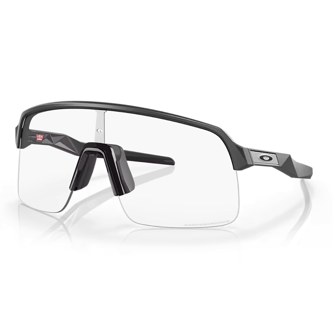 Oakley Sutro Lite Matte Carbon Clear to Black Iridium Photochromic Apparel - Apparel Accessories - Sunglasses