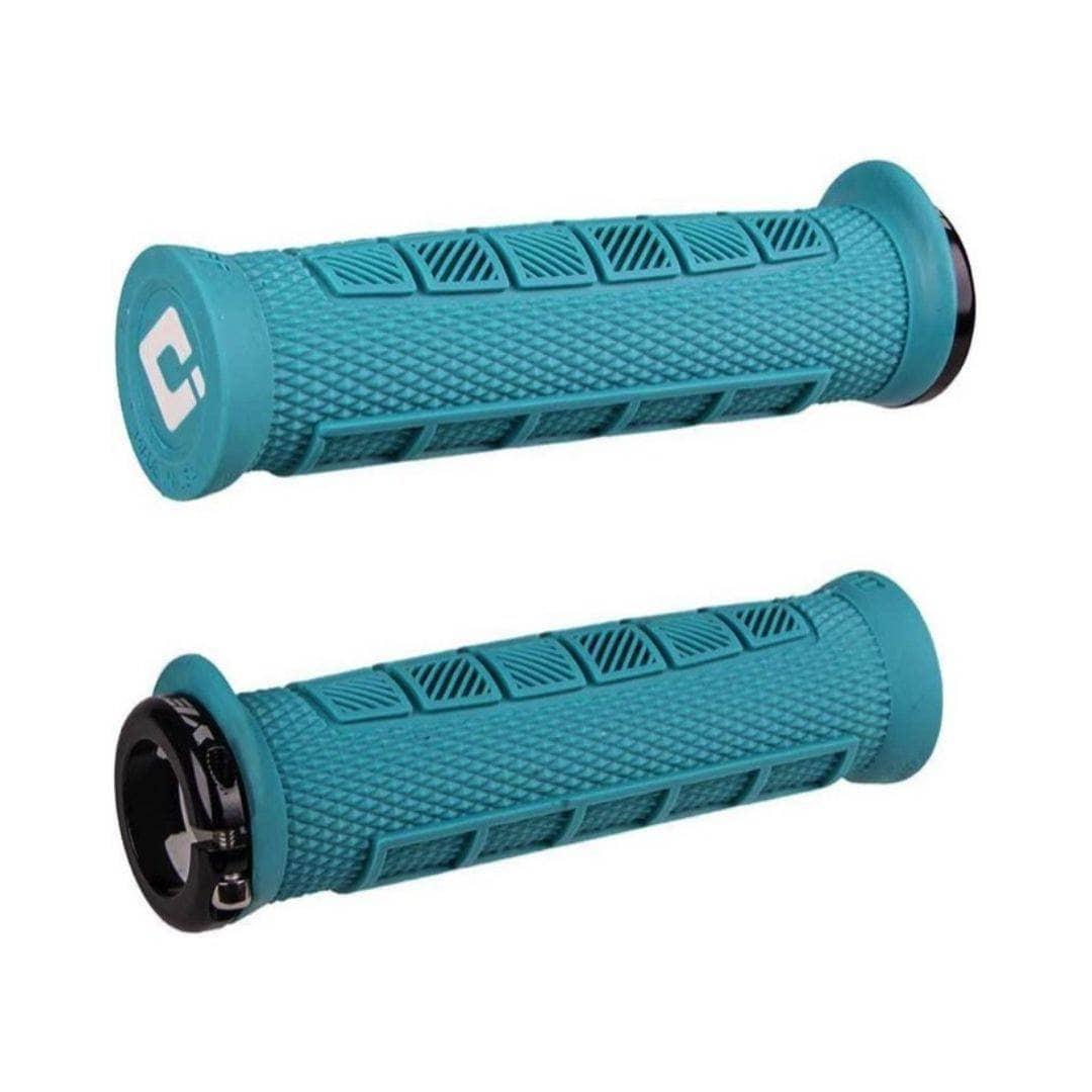 ODI Elite Series Pro Grips Turquoise Parts - Handlebar Grips