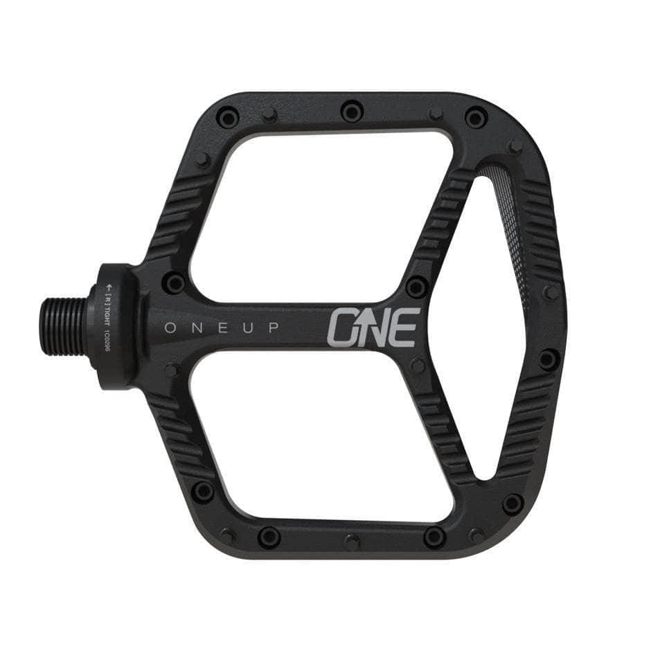 OneUp Aluminum Pedals Black Parts - Pedals - Mountain - Flats