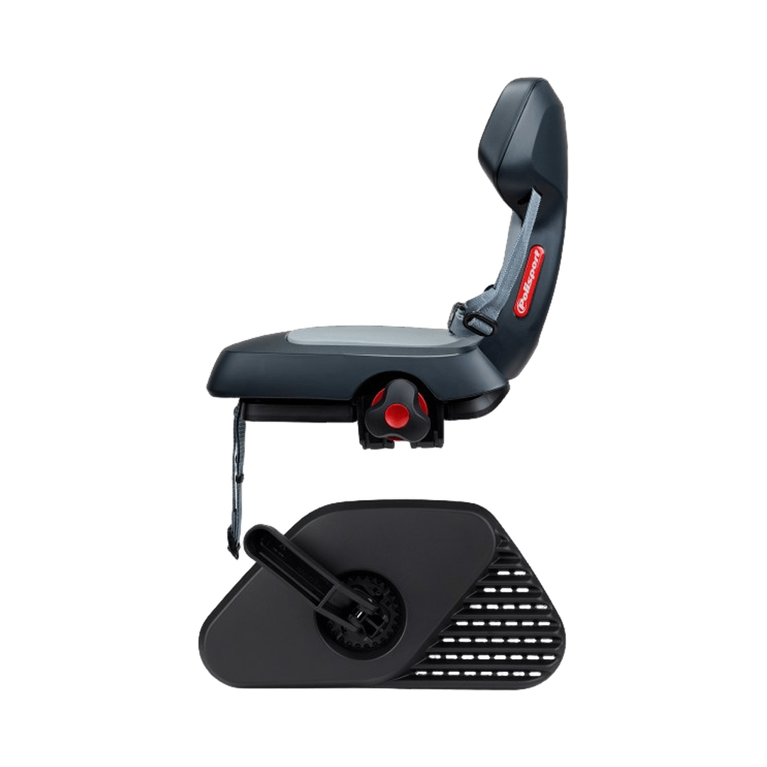 Open Box - Polisport Guppy JR, Baby Seat, On rear rack (not included), Dark grey/Light Grey, Grey Accessories