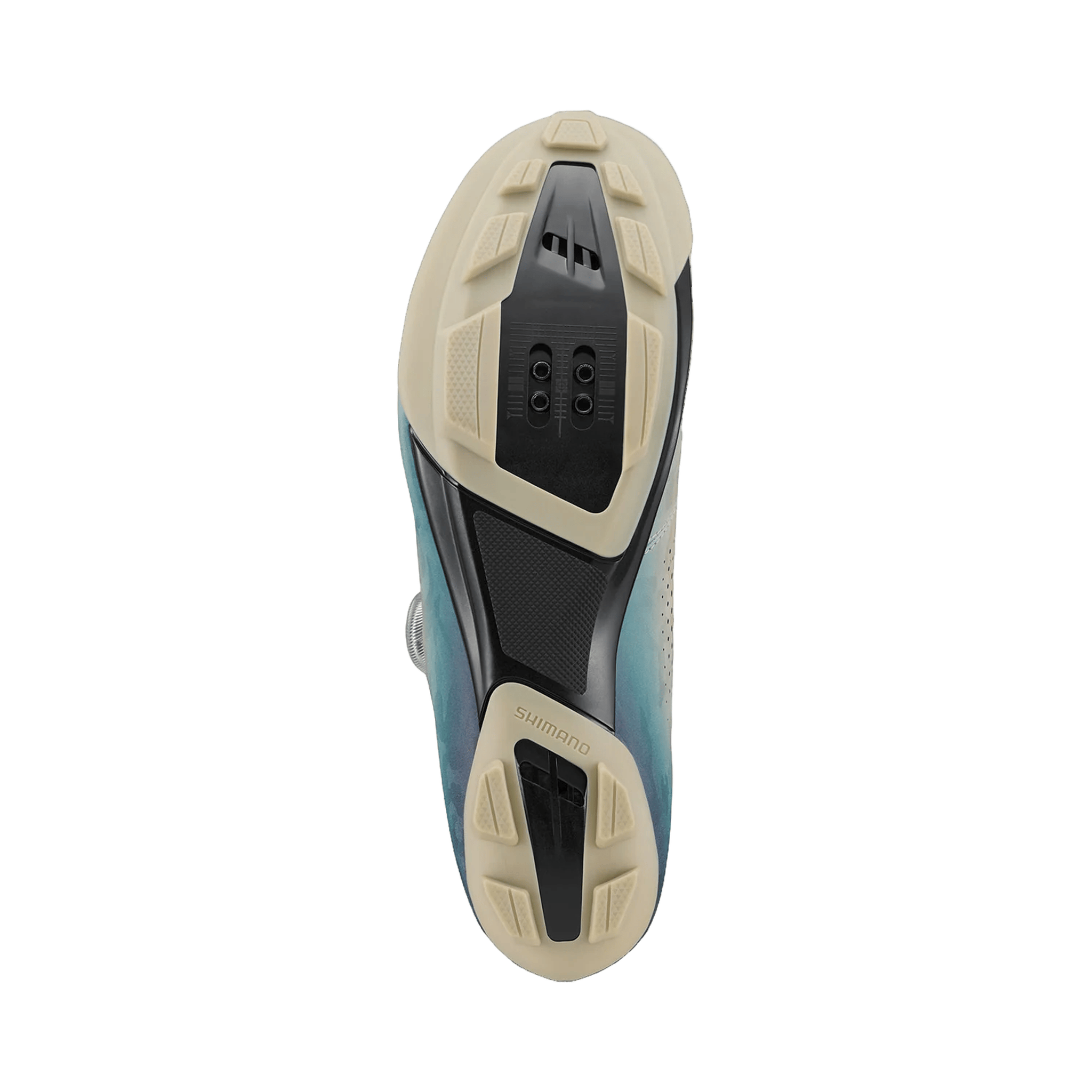 Open Box - Shimano SH-RX600 Beige/Blue 45 Apparel - Apparel Accessories - Shoes - Mountain - Clip-in