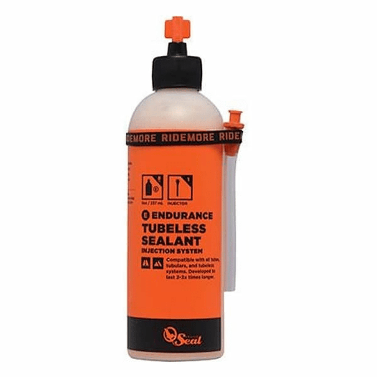 Orange Seal Endurance Tubeless Tire Sealant 8oz With Injection System Parts - Sealant