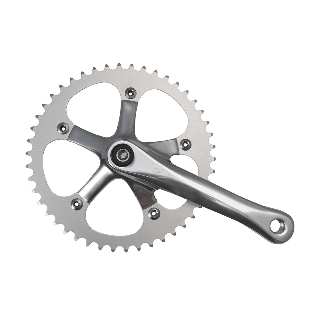 Pake Crankset 46T 1/8 Silver 165mm Parts - Cranksets