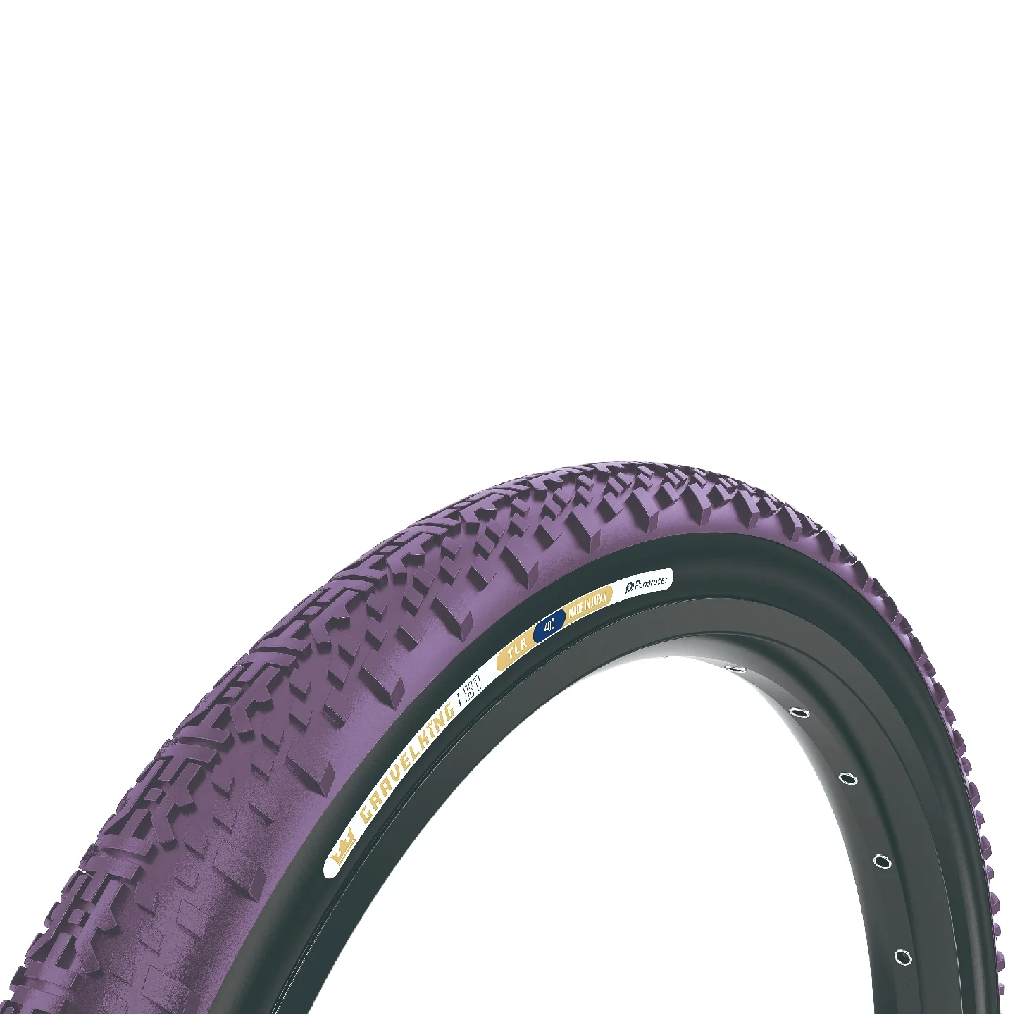 Panaracer 2024 GravelKing X1 Tire Purple/Black / 700c x 45mm Parts - Tires - Gravel