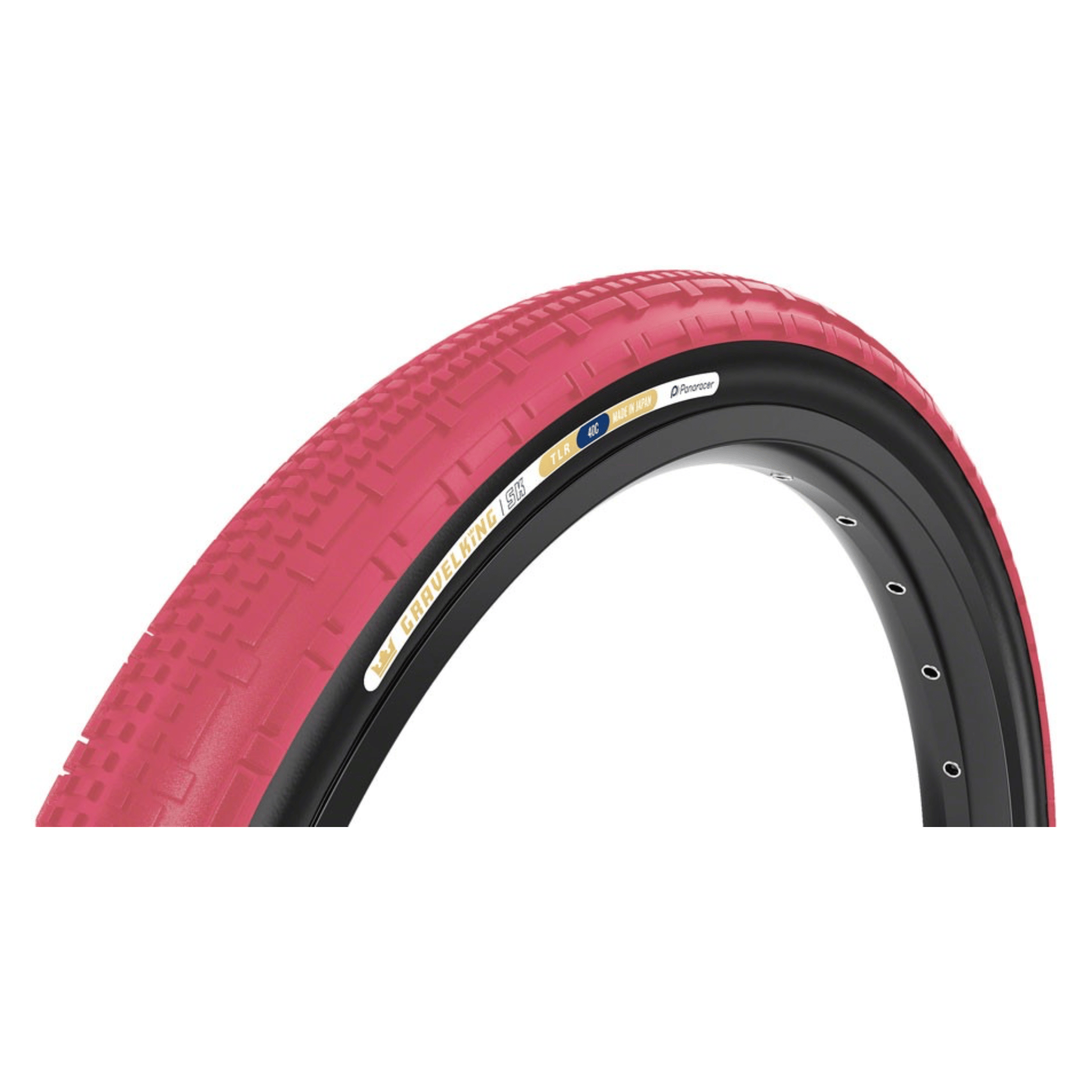 Panaracer GravelKing SK Tire Cranberry/Black 700c x 40mm Parts - Tires - Gravel