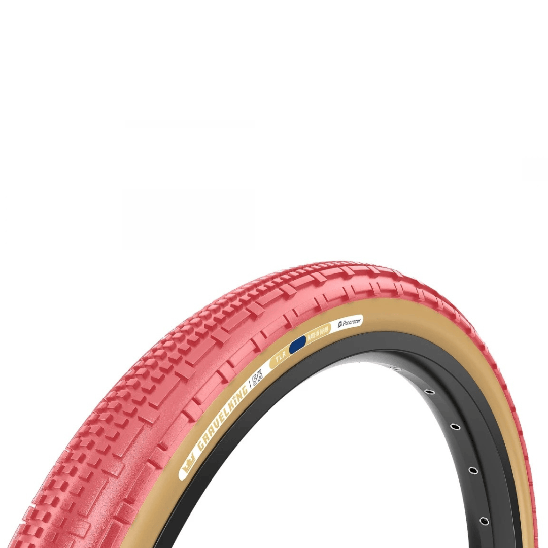 Panaracer GravelKing SK Tire Sakura Pink/Brown / 700c x 45mm Parts - Tires - Gravel