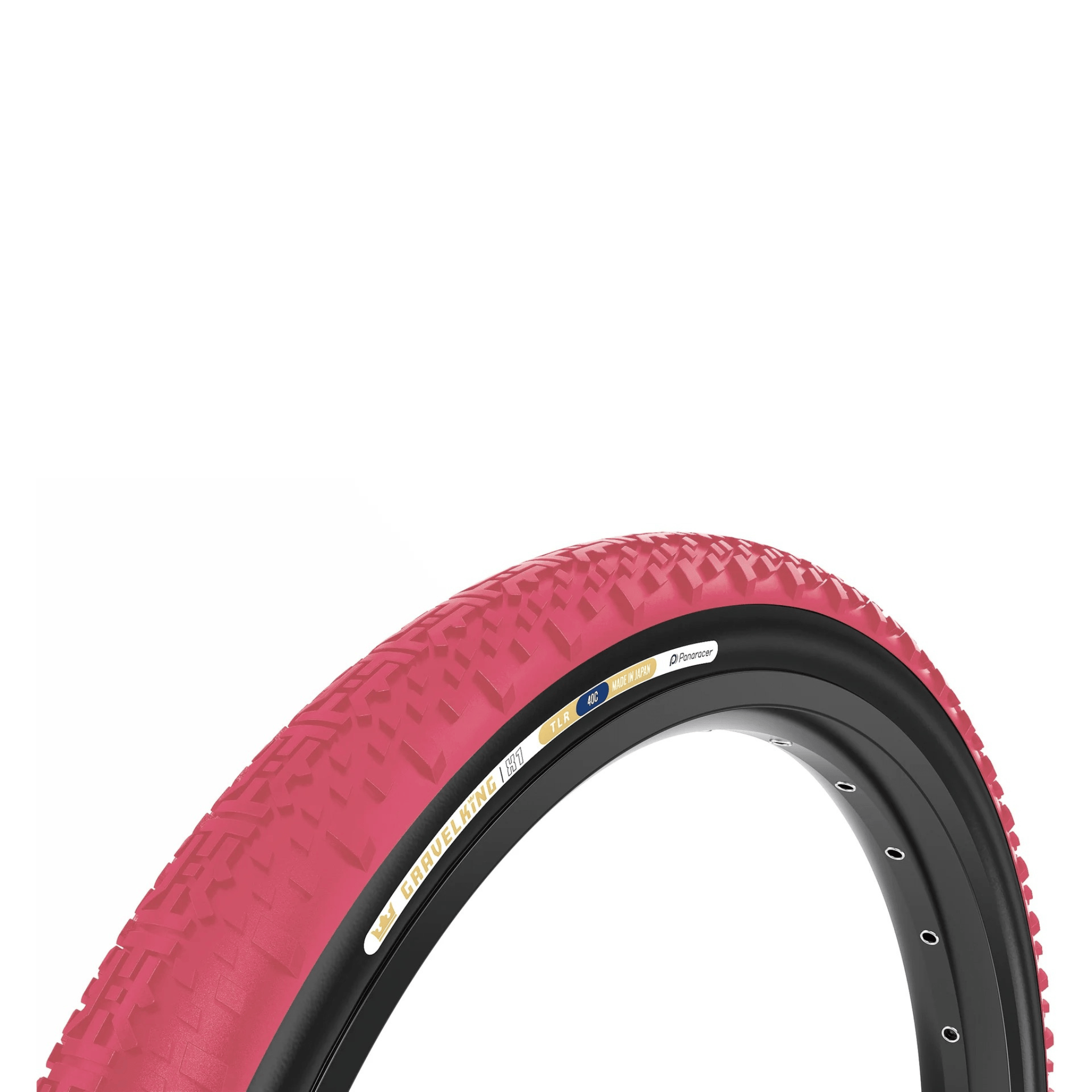 Panaracer GravelKing X-1 Tire Cranberry/Black / 700c x 40mm Parts - Tires - Gravel