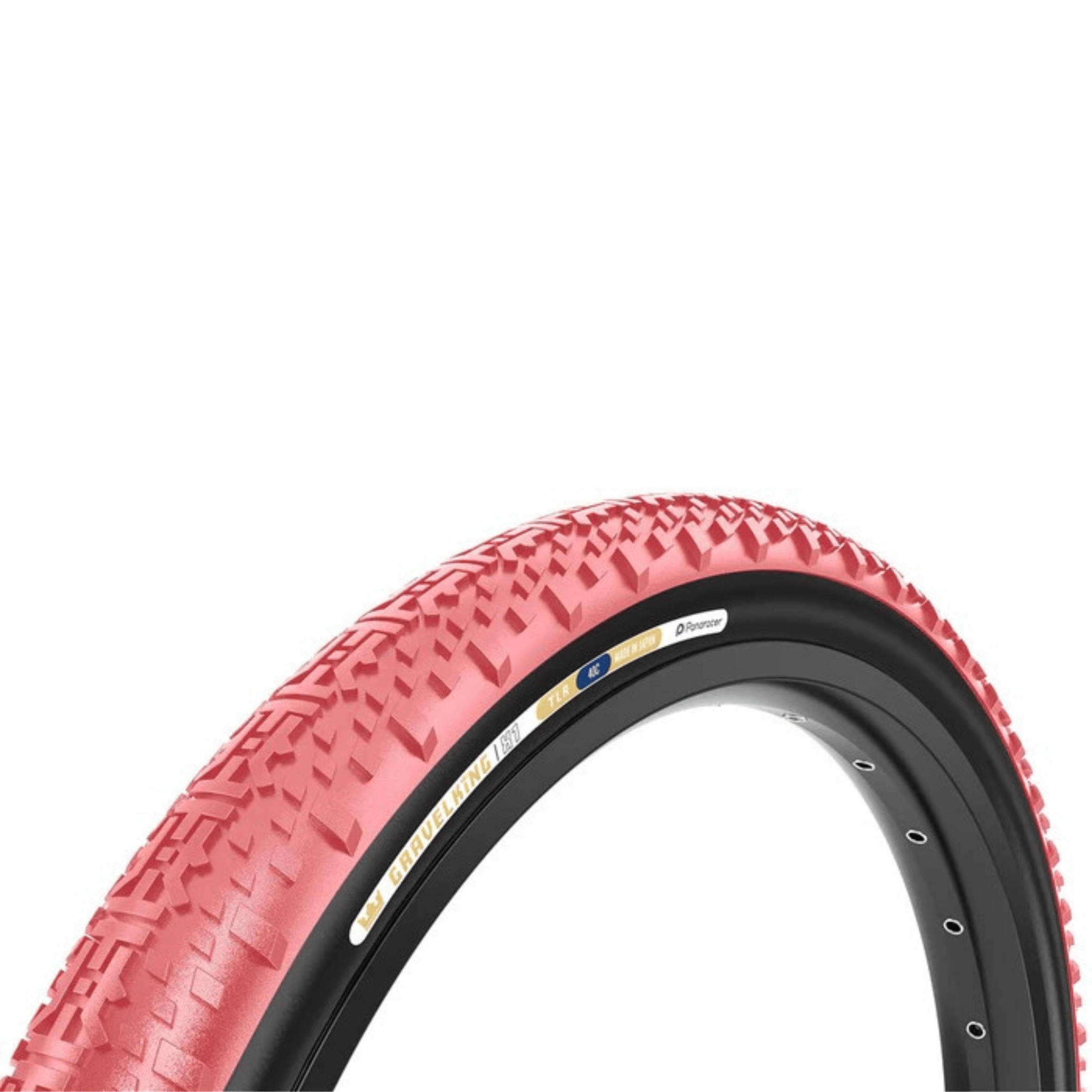 Panaracer GravelKing X-1 Tire Sakura Pink/Black / 700c x 40mm Parts - Tires - Gravel