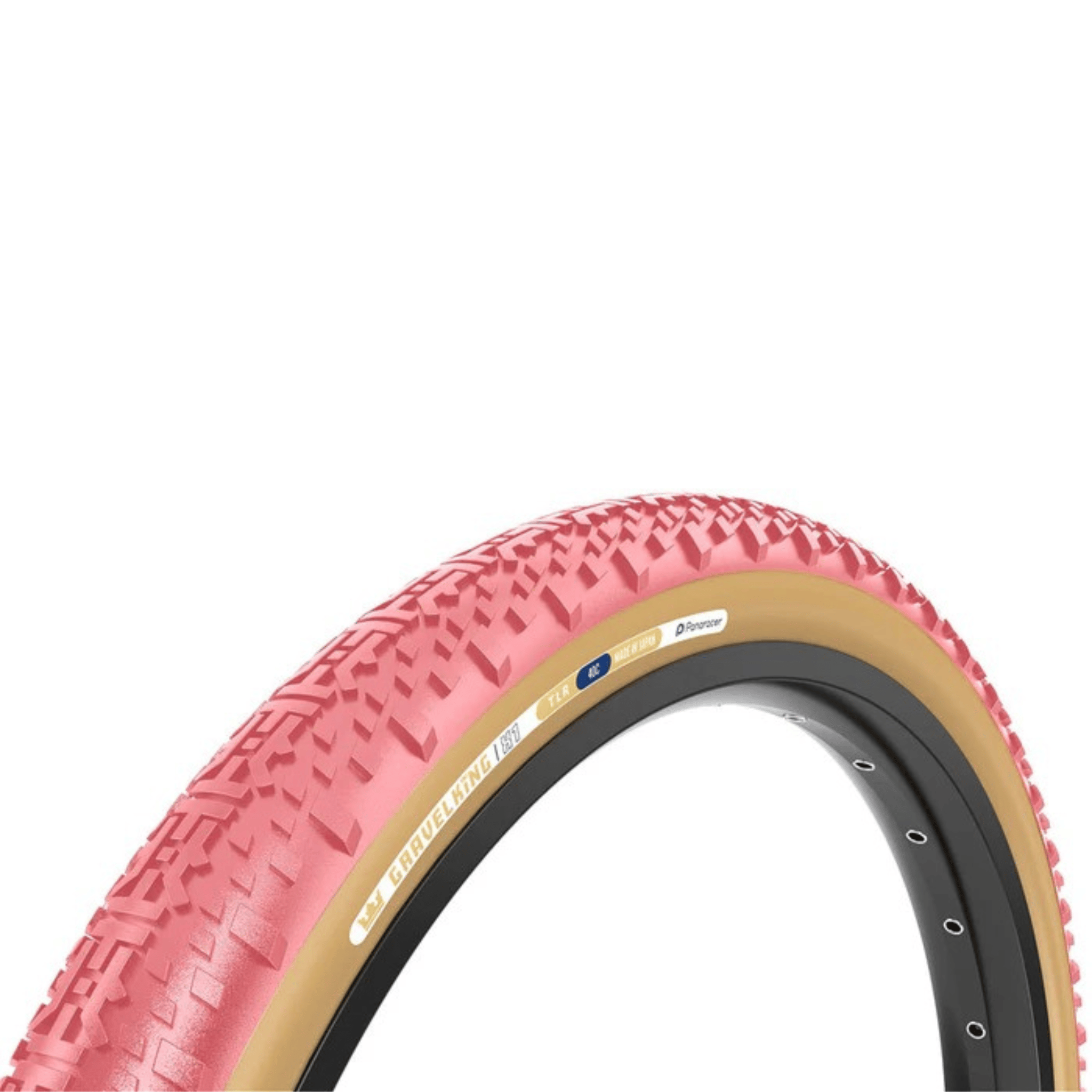 Panaracer GravelKing X-1 Tire Sakura Pink/Brown / 700c x 40mm Parts - Tires - Gravel