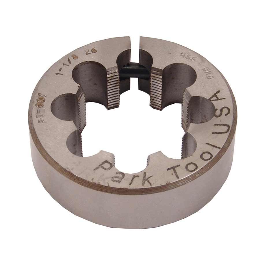 Park Tool Cutting Dies Park Tool, 607, 1-1/8'' X 26 TPI Die For FTS-1 Frame Tools