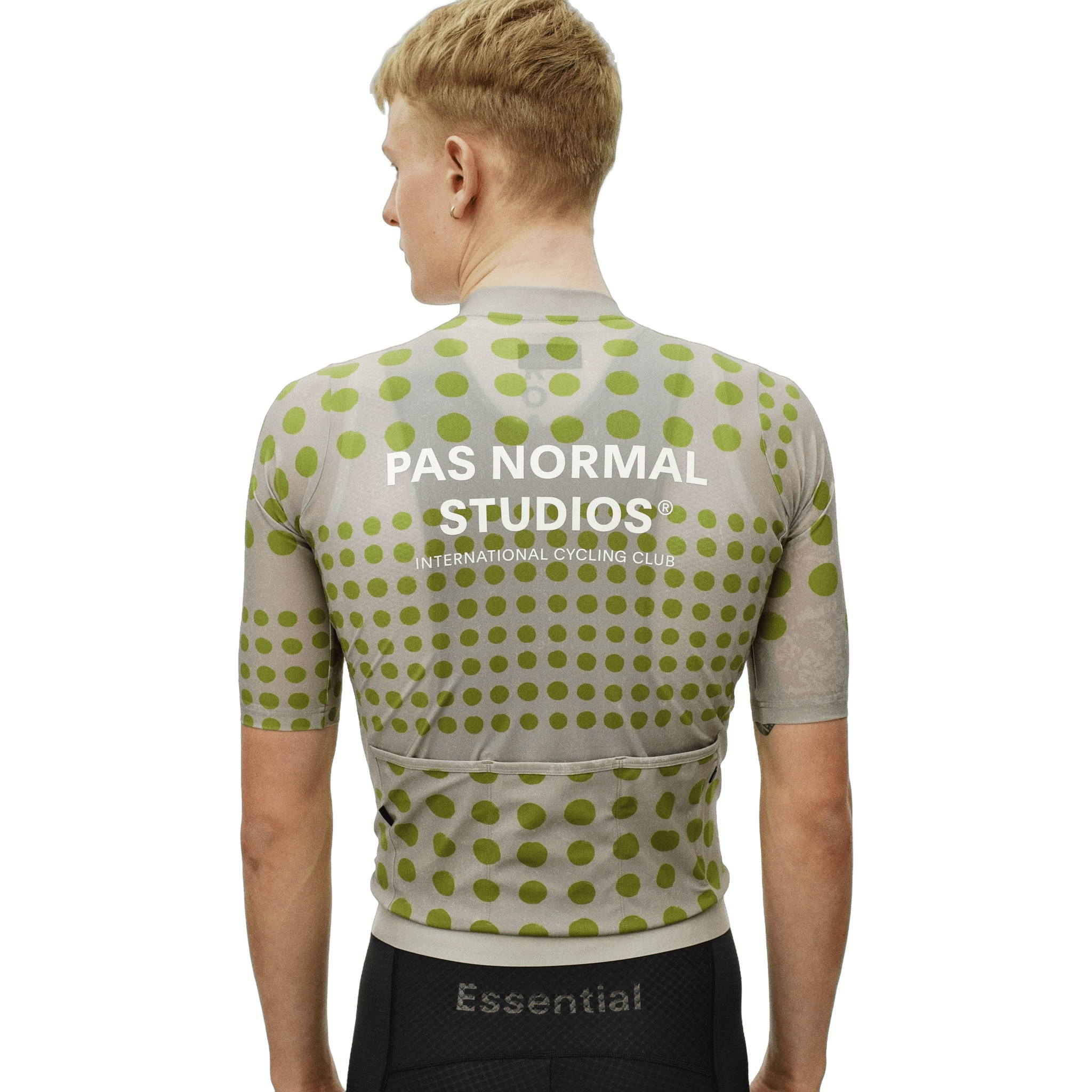 Pas Normal Studios Men's Essential Jersey Dot Bone / L Apparel - Clothing - Men's Jerseys - Road