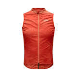 Pas Normal Studios Men's Mechanism Stow Away Gilet AOP Hibiscus Orange / S Apparel - Clothing - Men's Vests