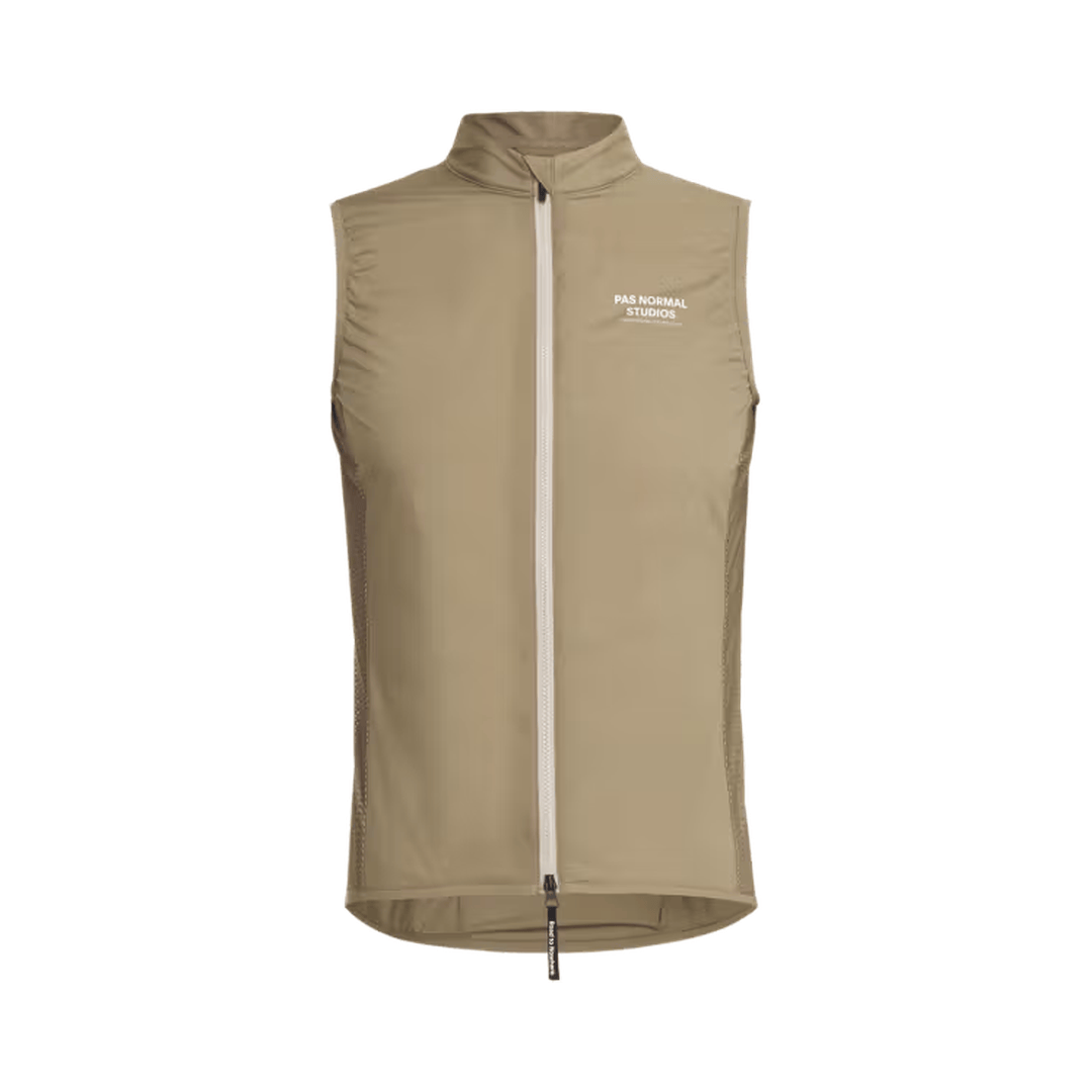 Pas Normal Studios Men's Mechanism Stow Away Gilet Beige / L Apparel - Clothing - Men's Vests