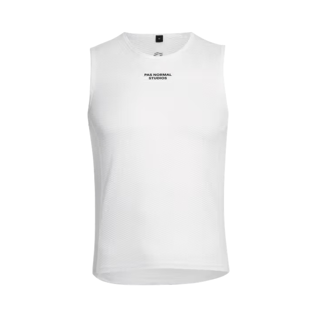 Pas Normal Studios Men's Sleeveless Base Layer White / S Apparel - Clothing - Men's Base Layers