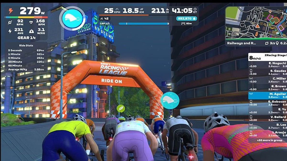 Garmin Tacx Nēra Smart Trainer with 11sp Cassette - RACE MODE