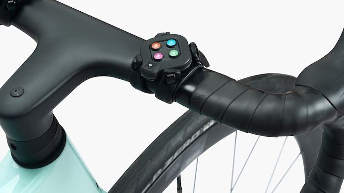 Open Box - Wahoo KICKR CORE 2 Smart Trainer with Zwift Cog and Click - Zwift Click In Action