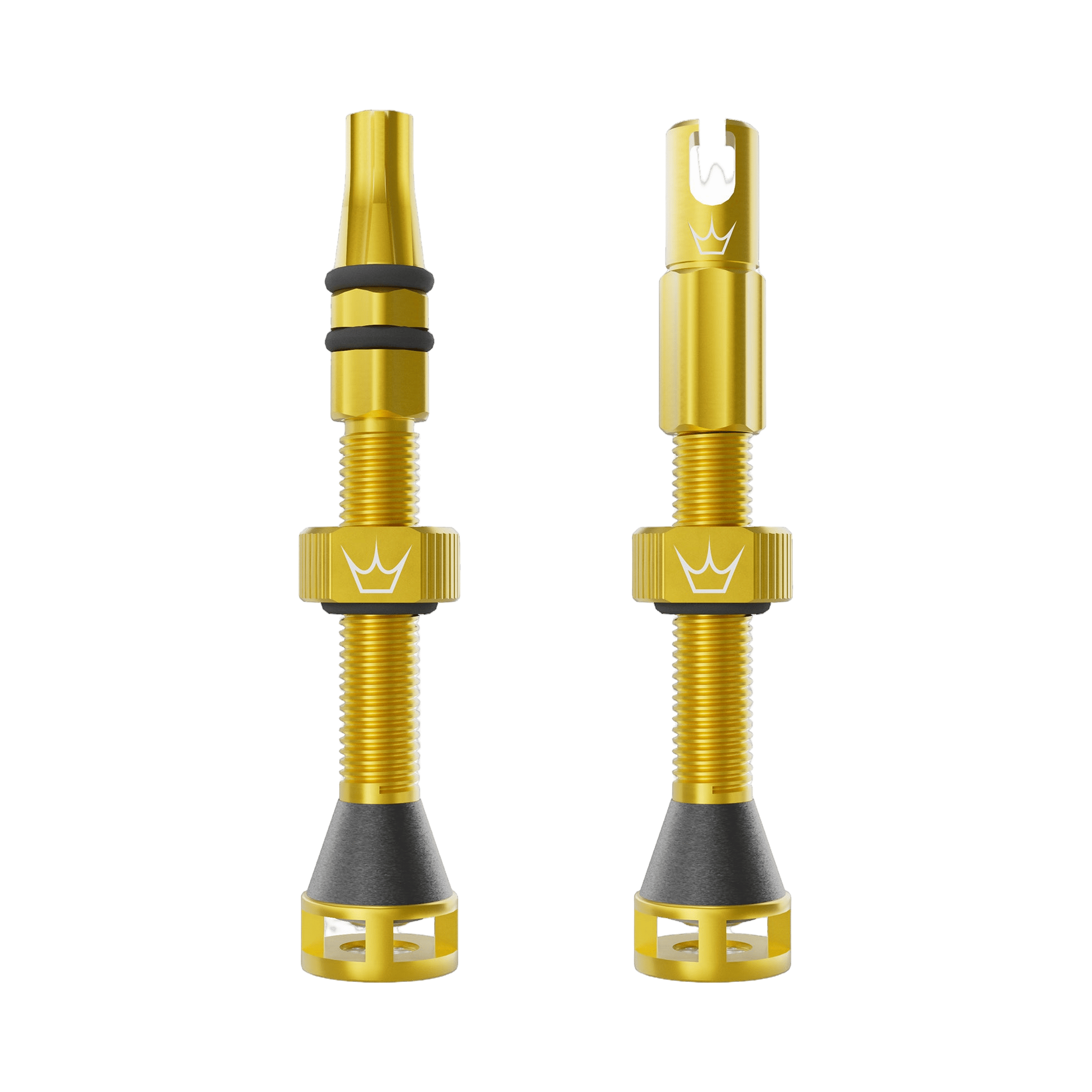 Peaty's Holeshot Fast Flow Tubeless Valves Gold Parts - Valves