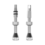 Peaty's Holeshot Fast Flow Tubeless Valves Silver Parts - Valves