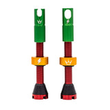 Peaty's Tubeless Valve MK2 Pair 42mm Rasta Parts - Valves