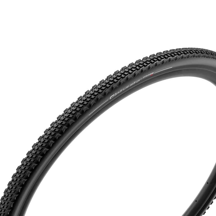 Pirelli Cinturato Cross H Pirelli, Cinturato Cross H, Gravel Tire, 700x33C, Folding, Tubeless Ready, SpeedGrip, 127TPI, Black Gravel Tires