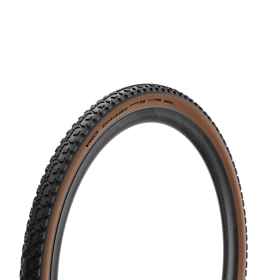 Pirelli Cinturato Gravel M HP-Line 700x40C, Folding, Tubeless Ready, SmartEVO GR, ProWALL Gravel, 120TPI, Tanwall Gravel Tires
