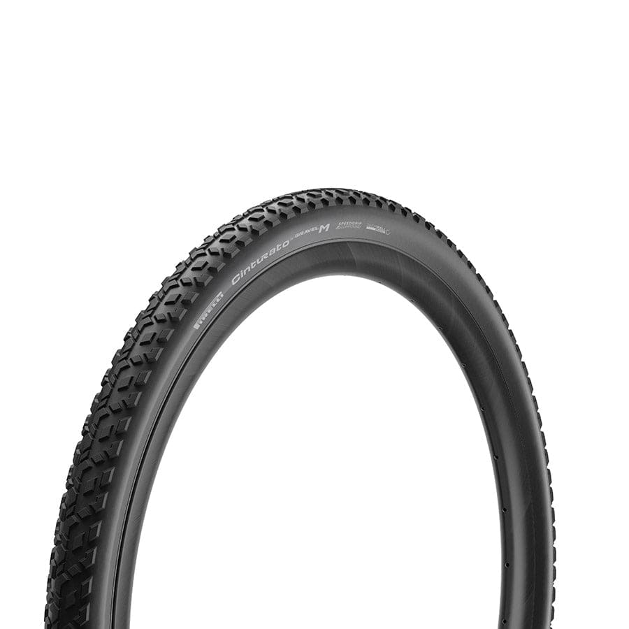 Pirelli Cinturato Gravel M P-Line 700x35C, Folding, Tubeless Ready, SpeedGrip, TechWALL, 60TPI, Black Gravel Tires