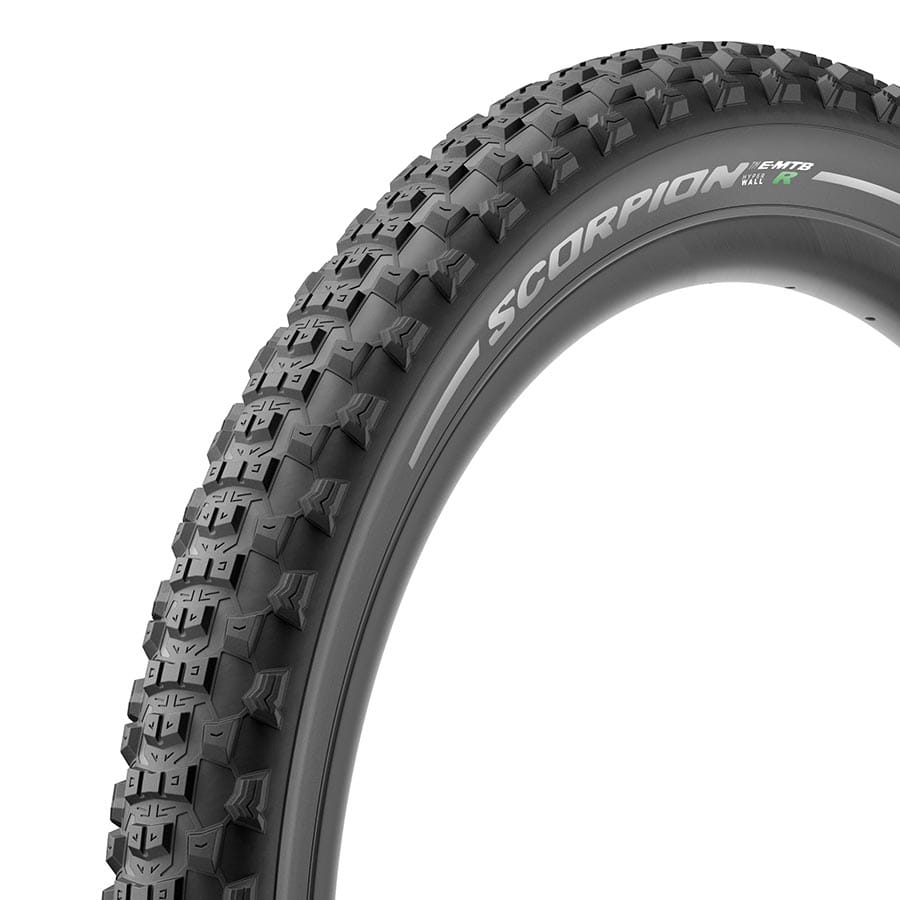 Pirelli Scorpion E-MTB R Pirelli, Scorpion E-MTB R, Mountain Tire, 27.5x2.60, Folding, Tubeless Ready, SmartGRIP+, Hyperwall, 60TPI, Black Mountain Tires