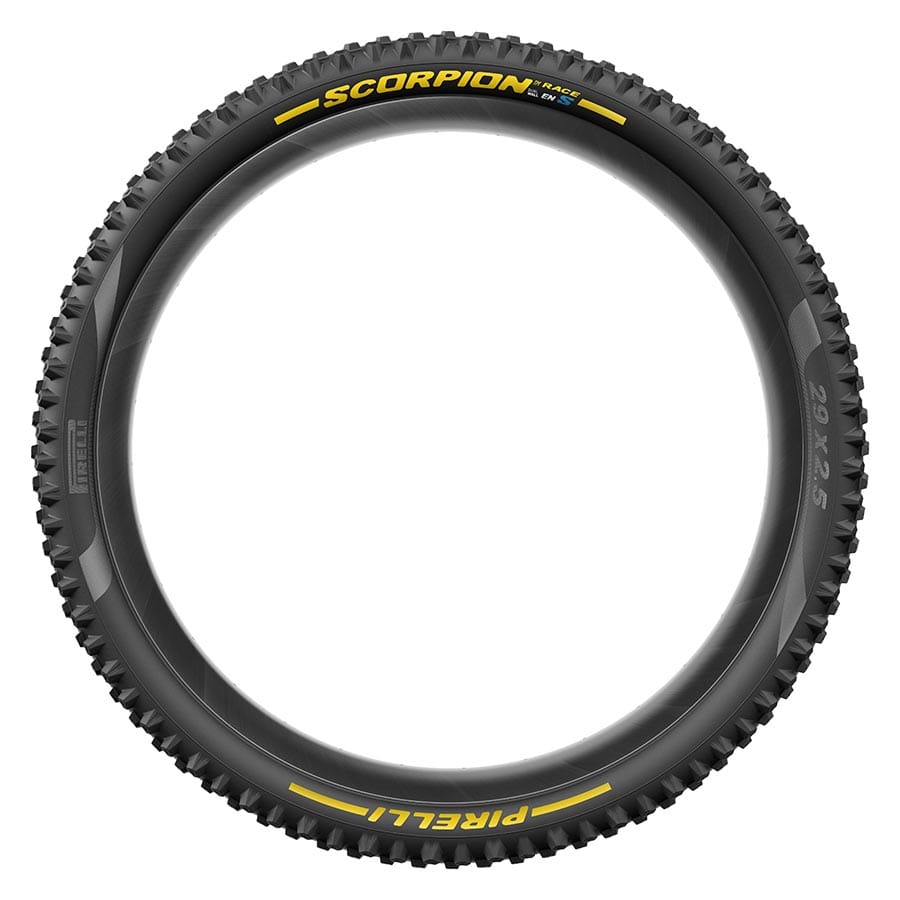 Pirelli Scorpion Race Enduro S Pirelli, Scorpion Race Enduro S, Mountain Tire, 29''x2.50, Folding, Tubeless Ready, SmartEVO DH, DualWALL, 60TPI, Black Mountain Tires