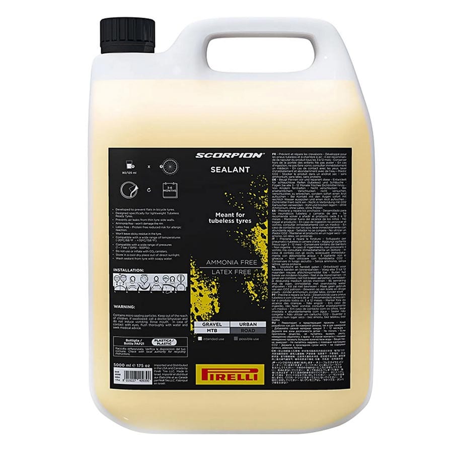 Pirelli Scorpion SmartSEAL Pirelli, Scorpion SmartSEAL, Tubeless Sealant, 5L Tubeless Sealants